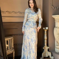 Women's Spring Summer Fashionable Printed Shirt Skirt Casual Two Piece Set -Deals Toggenix Store b97a34a787c0506b