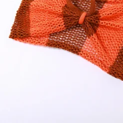 Summer Women's Sexy Hollow Contrast Color Strapless Tank Top High Waist Bodycon See-Through Skirt Set 22 Summer Women's Sexy Hollow Contrast Color Strapless Tank Top High Waist Bodycon See-Through Skirt Set -Deals Toggenix Store bb45621116ccec64