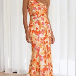 Summer Fashion Chic Slash Shoulder Sling Mermaid Print Dress -Deals Toggenix Store bbac96a3f3f297d8