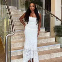 Women Sexy Pleated Top And Lace Skirt Two-piece Set 16 Women Sexy Pleated Top And Lace Skirt Two-piece Set -Deals Toggenix Store bc2f374ca4dcbda5