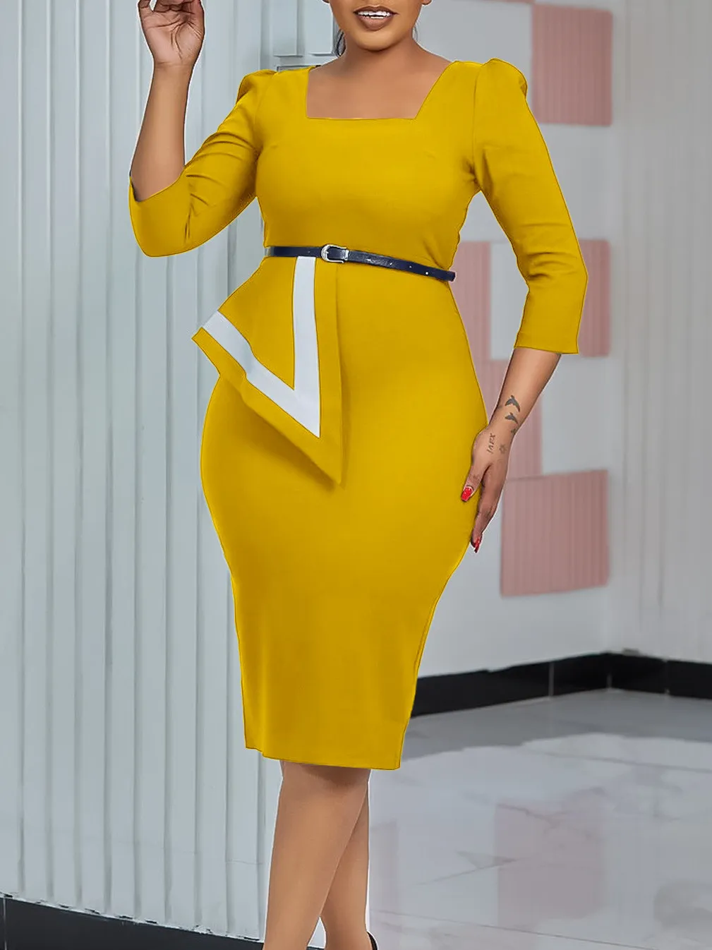 Women Elegant Bodycon African Dress 12 Women Elegant Bodycon African Dress - Image 12