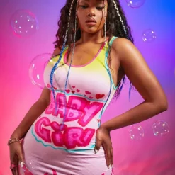 Women Printed Sexy Sleeveless Dress