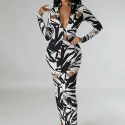 Women Printed Reversible Maxi Dress -Deals Toggenix Store bee77f8d87d23abd