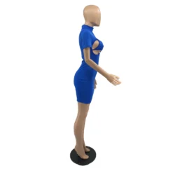 Women's Sexy Tight Fitting Mock Neck Outdoor Wear Nightclub Dress -Deals Toggenix Store bf49c230a537b924