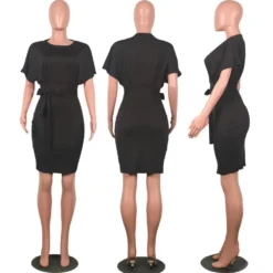 Women Elegant Short Sleeve Dress -Deals Toggenix Store c00333aa4098068f