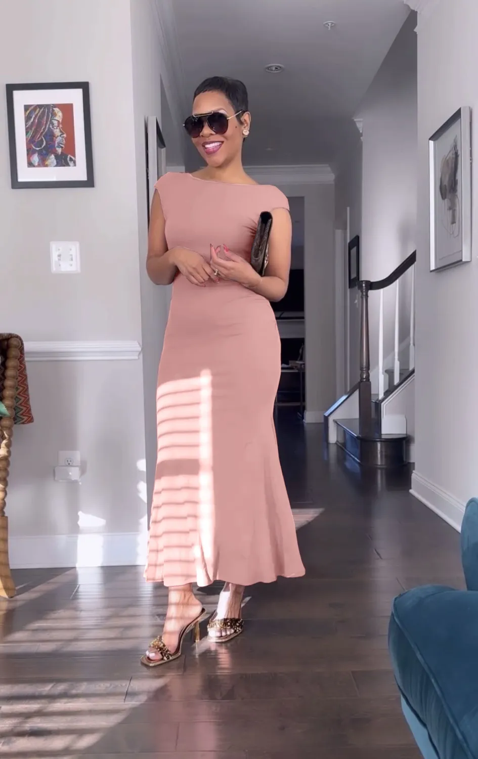 Women's Spring And Autumn Fashion Sexy Hollow Low Back Slim Bodycon Dress 7 Women's Spring And Autumn Fashion Sexy Hollow Low Back Slim Bodycon Dress - Image 7