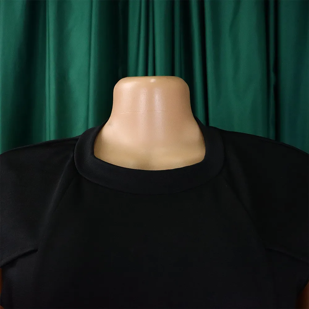 Ladies Africa Summer Elegant Short Sleeve Bodycon Dress 20 Ladies Africa Summer Elegant Short Sleeve Bodycon Dress - Image 20