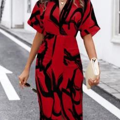 Women V-neck Irregular Dress 17 Women V-neck Irregular Dress -Deals Toggenix Store c48194fd1d909832