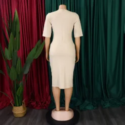 Women African V-Neck Solid Bodycon Dress 24 Women African V-Neck Solid Bodycon Dress -Deals Toggenix Store c4d83f6dfc32aa56