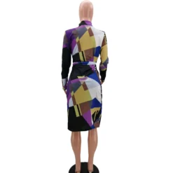 Women's Fashion Sexy Print Dress With Belt -Deals Toggenix Store c4f416e9774aad37