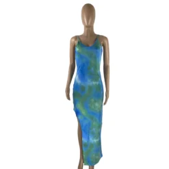 Women Tie Dye Printed Tank Top Strap Dress 10 Women Tie Dye Printed Tank Top Strap Dress -Deals Toggenix Store c7768f3a8da839b7