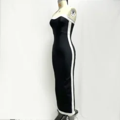 Simple Fashion Strapless Long Bandage Evening Dress -Deals Toggenix Store c7c94c1d2e836c90