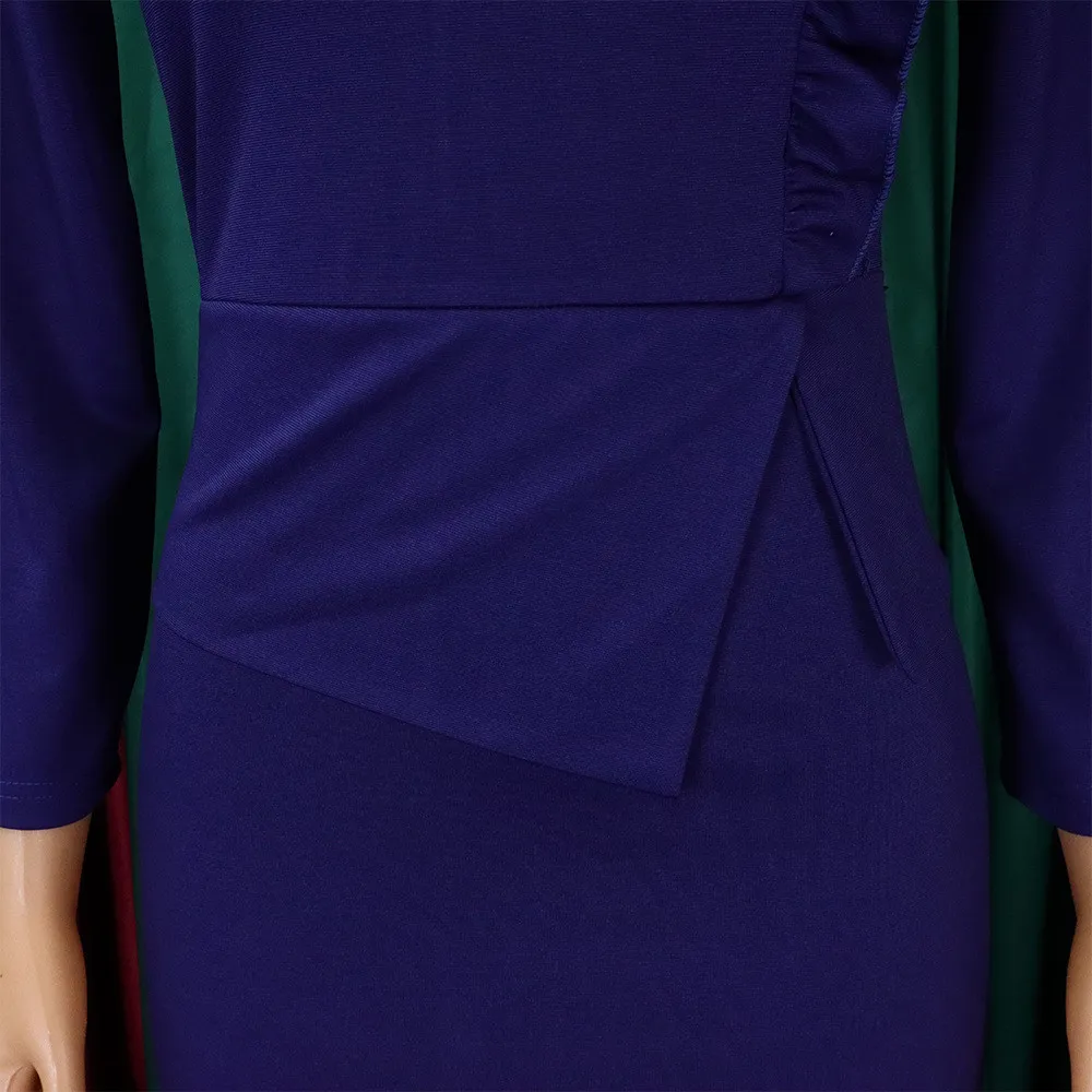 Spring Chic Slim Pencil Skirt Fashion Bodycon Africa Plus Size Dress 17 Spring Chic Slim Pencil Skirt Fashion Bodycon Africa Plus Size Dress - Image 17