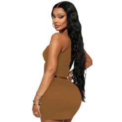 Women'S Summer Sexy Hollow Sleeveless Two-Piece Skirt Set -Deals Toggenix Store ce615f962715c2d5