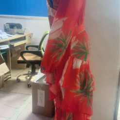 Women Long Sleeve Fishtail Print Dress -Deals Toggenix Store cf3267e2cd5d9013