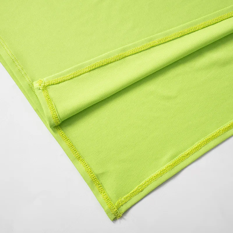 Women Summer Solid Gathered Backless Top And Slit Skirt Casual Two-piece Set 2 Women Summer Solid Gathered Backless Top And Slit Skirt Casual Two-piece Set - Image 2