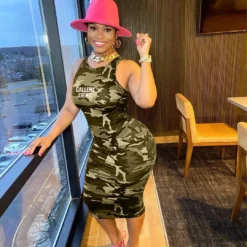 Women Printed Camouflage Sleeveless Dress Excluding Hat 23 Women Printed Camouflage Sleeveless Dress Excluding Hat -Deals Toggenix Store d0f3b2b3c07c5fe6