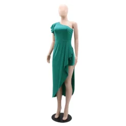 Women Off-shoulder Irregular Dress -Deals Toggenix Store d28bddd294a01bc0