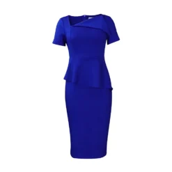 Women's Chic Tonle Fashion Slash Shoulder Dress -Deals Toggenix Store d361372a52ffaa35