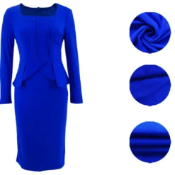 Women Long Sleeve Elegant Bodycon Dress -Deals Toggenix Store d3cb1d32c35b61b3