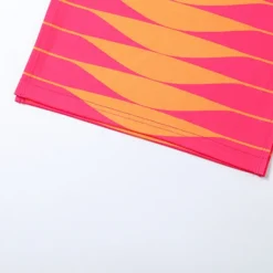 Summer Women's Halter Neck Slim Vest High Waist Printed Skirt Two Piece Set