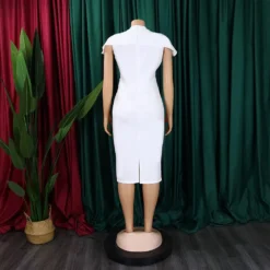 Ladies Africa Summer Elegant Short Sleeve Bodycon Dress 24 Ladies Africa Summer Elegant Short Sleeve Bodycon Dress -Deals Toggenix Store d69cc390a34d2200