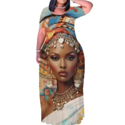 Women Casual Printed Dress -Deals Toggenix Store d783389c4f091912