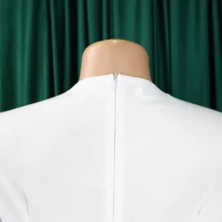 African Women V-neck Puff Sleeve Slit Dress -Deals Toggenix Store da0d446b2a4a0d74