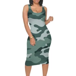 Sexy Women's Strap U-Neck Print Dress -Deals Toggenix Store da277d819018b3ae