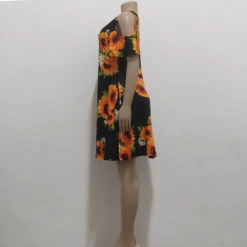 Sexy Fashion Digital Print Multicolor Women's Dress -Deals Toggenix Store db2964b84134f46b