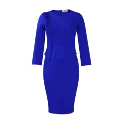 Women's Fall/Winter Chic Elegant Office African Dress -Deals Toggenix Store dc106956c3ad306f