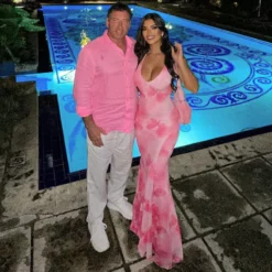 Women Summer Printed Backless Halter Neck Strappy Mermaid Dress -Deals Toggenix Store de0be01710270956