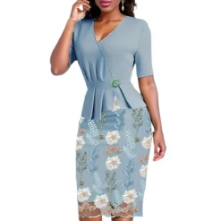 Women Clothinglace Patchwork Bodycon Dress 14 Women Clothinglace Patchwork Bodycon Dress -Deals Toggenix Store dea821f363b86f55