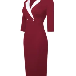 Fashion Women Chic Elegant Suit Skirt Button Patchwork Dress 19 Fashion Women Chic Elegant Suit Skirt Button Patchwork Dress -Deals Toggenix Store e13a0229568e04e8