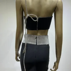 Women Sexy Strapless Crop Top And High Waisted Skirt Two-Piece Set 31 Women Sexy Strapless Crop Top And High Waisted Skirt Two-Piece Set -Deals Toggenix Store e341e97b37903e73