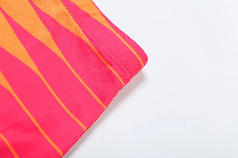 Summer Women's Halter Neck Slim Vest High Waist Printed Skirt Two Piece Set 4 Summer Women's Halter Neck Slim Vest High Waist Printed Skirt Two Piece Set - Image 4