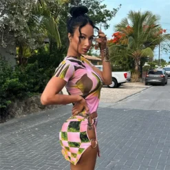 Women Short-sleeved Printed Sexy Top And Mini Skirt Two-piece Set 31 Women Short-sleeved Printed Sexy Top And Mini Skirt Two-piece Set -Deals Toggenix Store e47ce022ad49b53c