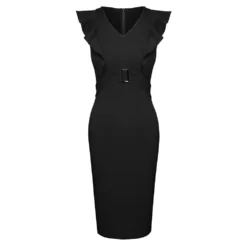 Women Fashion Sexy Chic Elegant Bodycon Professional Slim Waist Patchwork Midi Career Dress 21 Women Fashion Sexy Chic Elegant Bodycon Professional Slim Waist Patchwork Midi Career Dress -Deals Toggenix Store e5d3706d31831696