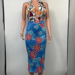 Women Casual Print Elegant Lace-Up Dress -Deals Toggenix Store e675074d9f8b3a6c