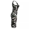 Women Camouflage Print Sleeveless Dress