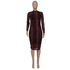 Women's See-Through Mesh Sling Print Sexy Two Piece Dress -Deals Toggenix Store e742232513bccca4