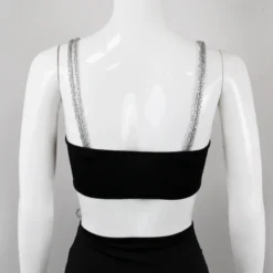 Women's Summer Solid Color Ribbon Decorated Suspenders Hollow Out Low Back Dress -Deals Toggenix Store e84b2a1f2c7591f9