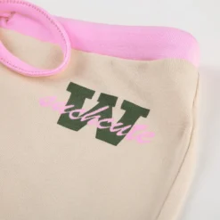 Letter Print Contrast Color Strap Slim Fit Vest Drawstring Skirt Two-Piece Set -Deals Toggenix Store e8d4eb52c0573650