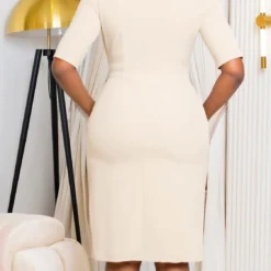 Women African V-Neck Solid Bodycon Dress 23 Women African V-Neck Solid Bodycon Dress -Deals Toggenix Store e9b88c38335a2953