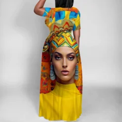 Women Casual Printed Dress