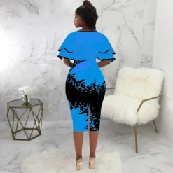 Women Sexy Printed V-neck Short-sleeved Dress 14 Women Sexy Printed V-neck Short-sleeved Dress -Deals Toggenix Store ecb1aa6db31730ff