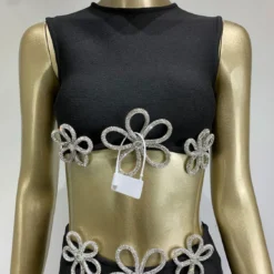 Women Sexy Embroidered Top And Bandage Skirt Two-piece Set -Deals Toggenix Store ed560be672bbb28a