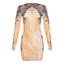 Spring Women's Fashion Digital Print Round Neck High Waisted Slim Fit Short Jumpsuit -Deals Toggenix Store eef90f8757dff2c5