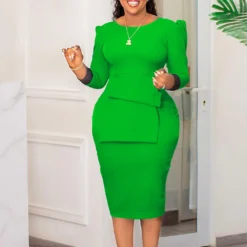 Ladies Fashion Chic Bodycon Pencil Office African Dress 25 Ladies Fashion Chic Bodycon Pencil Office African Dress -Deals Toggenix Store f0208a5234b158e3