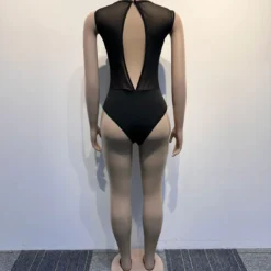 Sexy Beaded See-Through Low Back Mesh Bodysuit Slit Skirt Two-Piece Set -Deals Toggenix Store f25cbf2480c92ee3
